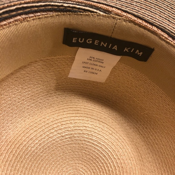 Eugenia Kim sun hat with fancy trim - Picture 6 of 8